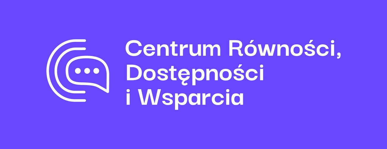 Logo Centrum Równości, Dostępności i Wsparcia